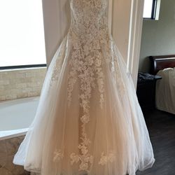 Ball Gown Wedding Dress Lace And Tulle 