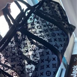 See Through Louis Vuitton Duffel 50 Rare 4500 Retail 