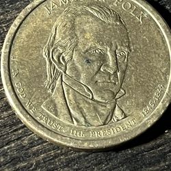 1- James K. Polk.  Coin 