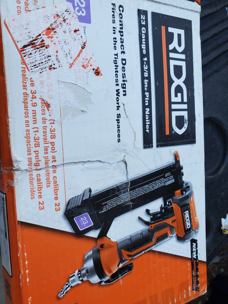 Ridgid 23 Gauge 1-3/8 In Pin Nailer