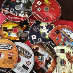 Ps2 Loose Disc Lot