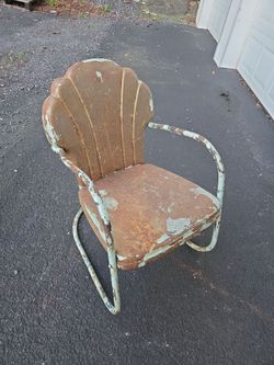Vintage metal chair