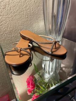 New Rhinestone Sandals size 9 Italy