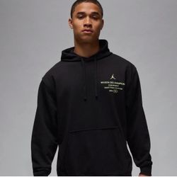 Nike Men's Jordan Sport Dri-FIT Fleece Pullover Hoodie Black FV8610-010 sz: XL