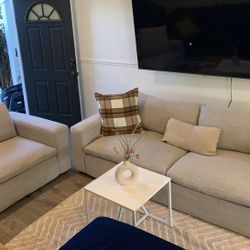 Living Spaces Sofa + Lounge Chair Set