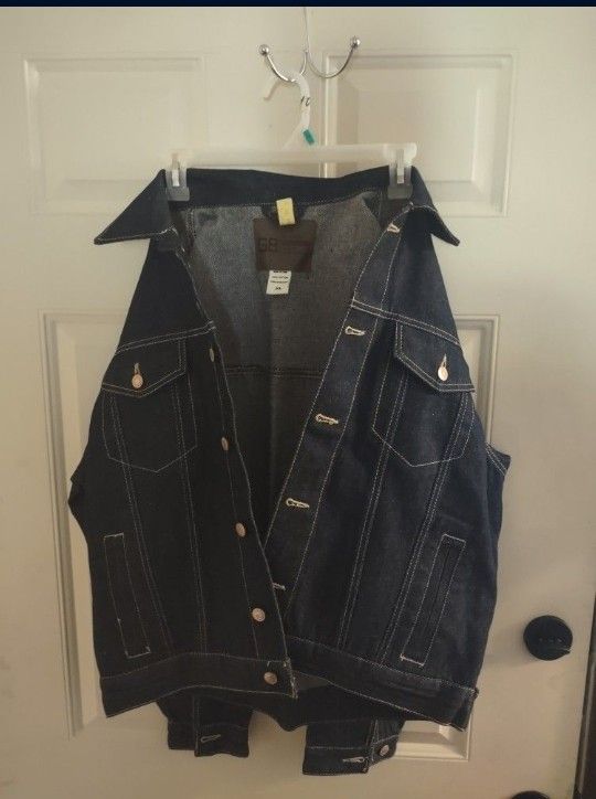 GB Brand Extra Large Jean Jacket Great Shape
