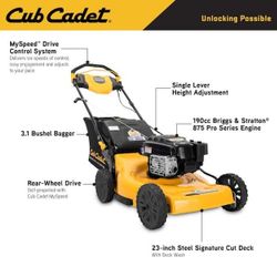 Lawn Mower
Cub Cadet Self-Propelled Gas Mower
(Making Way For New Inventory Sale!)