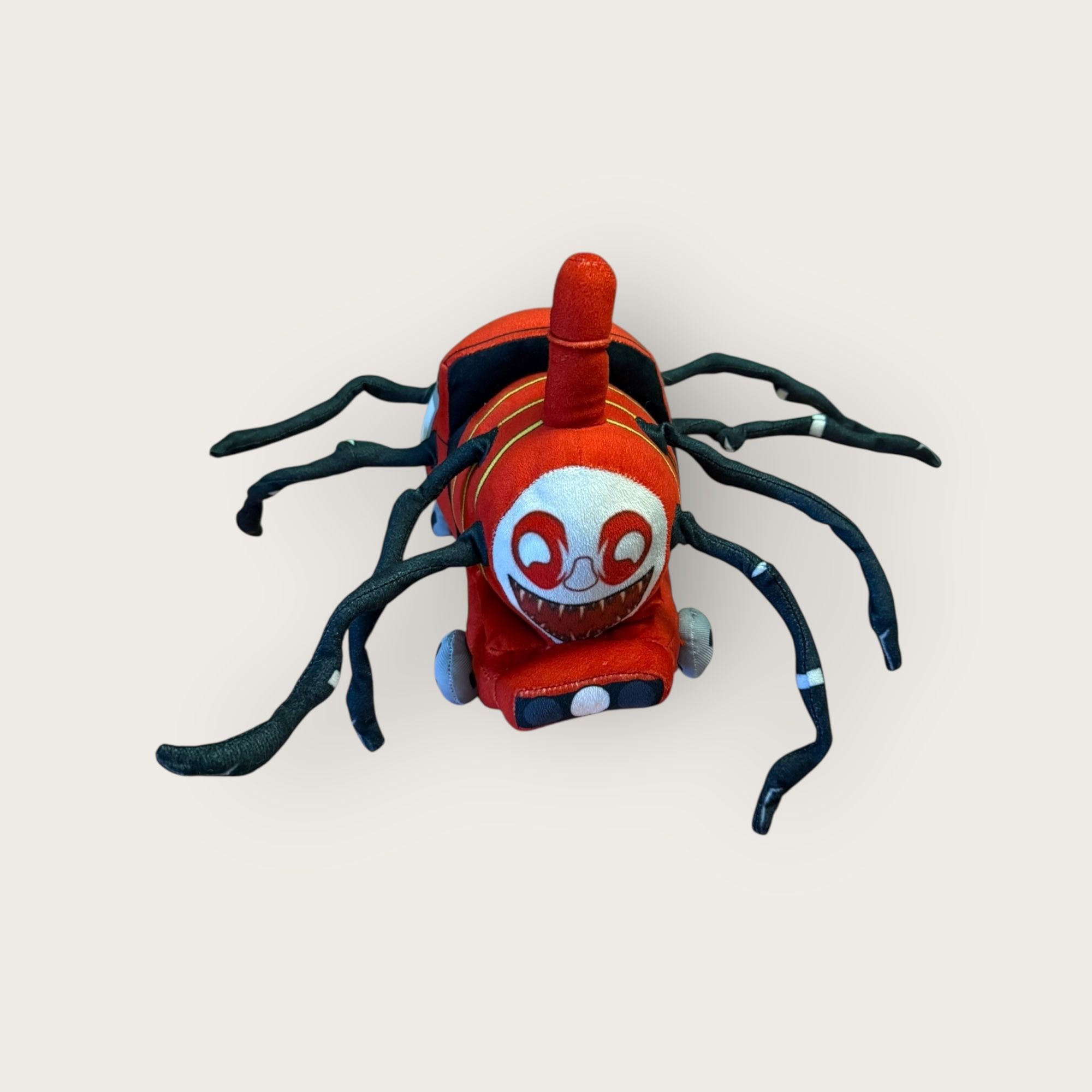 Choo-Choo Charles Plush – 8” Spider Train Horror Game Toy with Grinning Face & Black Legs