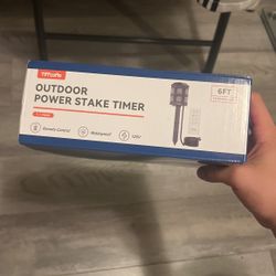 tiffcofio outdoor power stake timer
