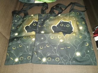Black cats  Trick or treat bags