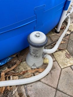 Intel pool needs new pipe for filter but otherwise perfect