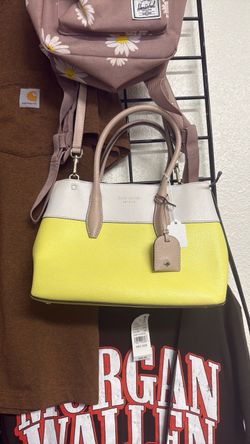 Kate spade yellow color block purse