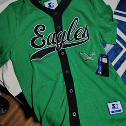 Philadelphia Eagles Starter Baseball Jersey 