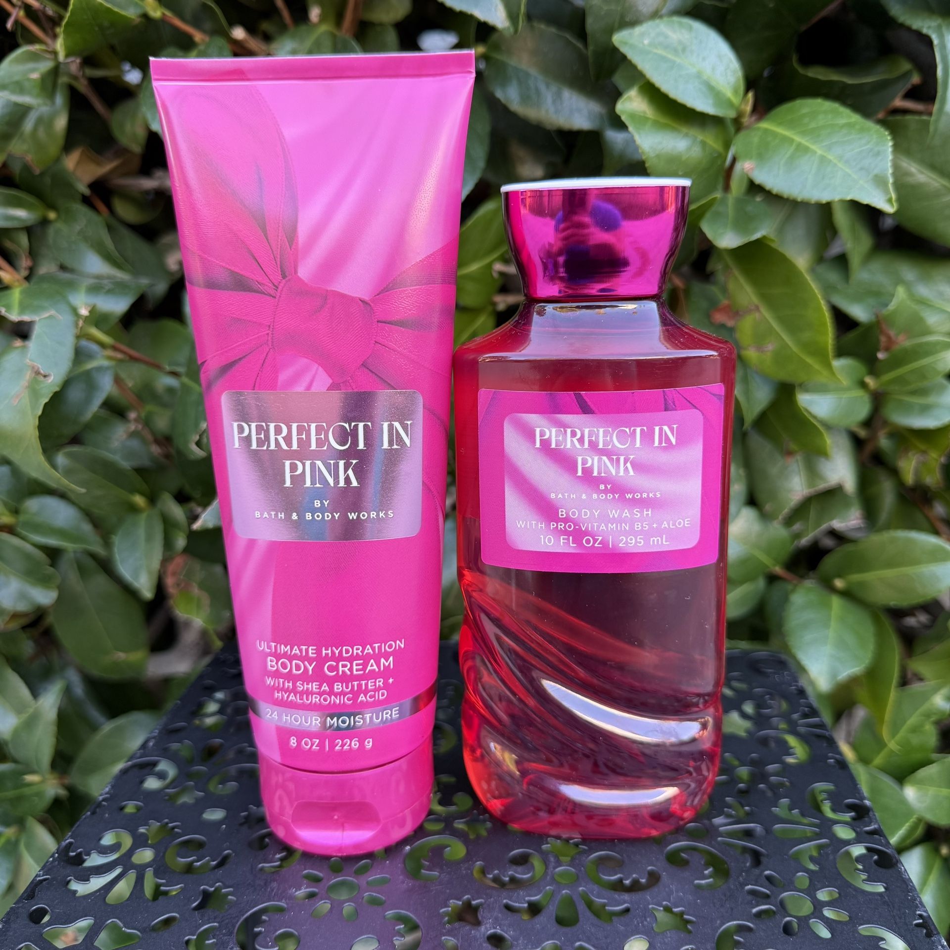 Perfect in Pink Bath & Body Works Body Cream and Body Wash