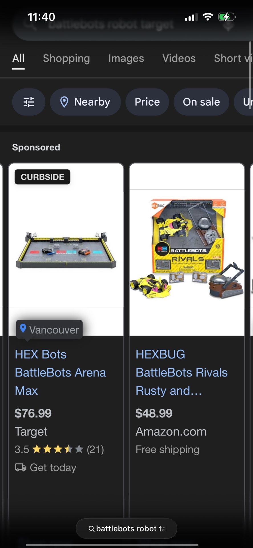 Battle Bots Robots
