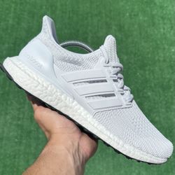 ADIDAS ULTRABOOST 4.0 DNA “TRIPLE WHITE” (Size 9.5, Men’s)