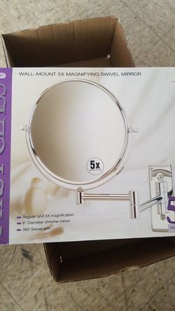 Jerdon wall mount magnifying mirror