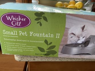 Small pet water fountain