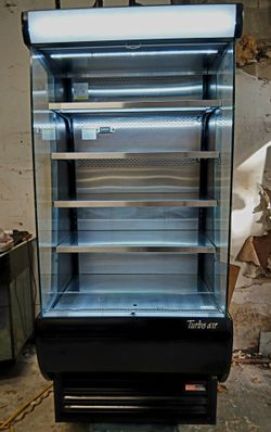 Turbo Air Refrigerated Grab And Go Open Case Refrigerator Cooler Merchandiser