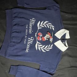 30$ Women's size extra navy blue small Disney's Minnie Mouse 
