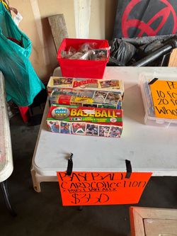 Baseball card collection
