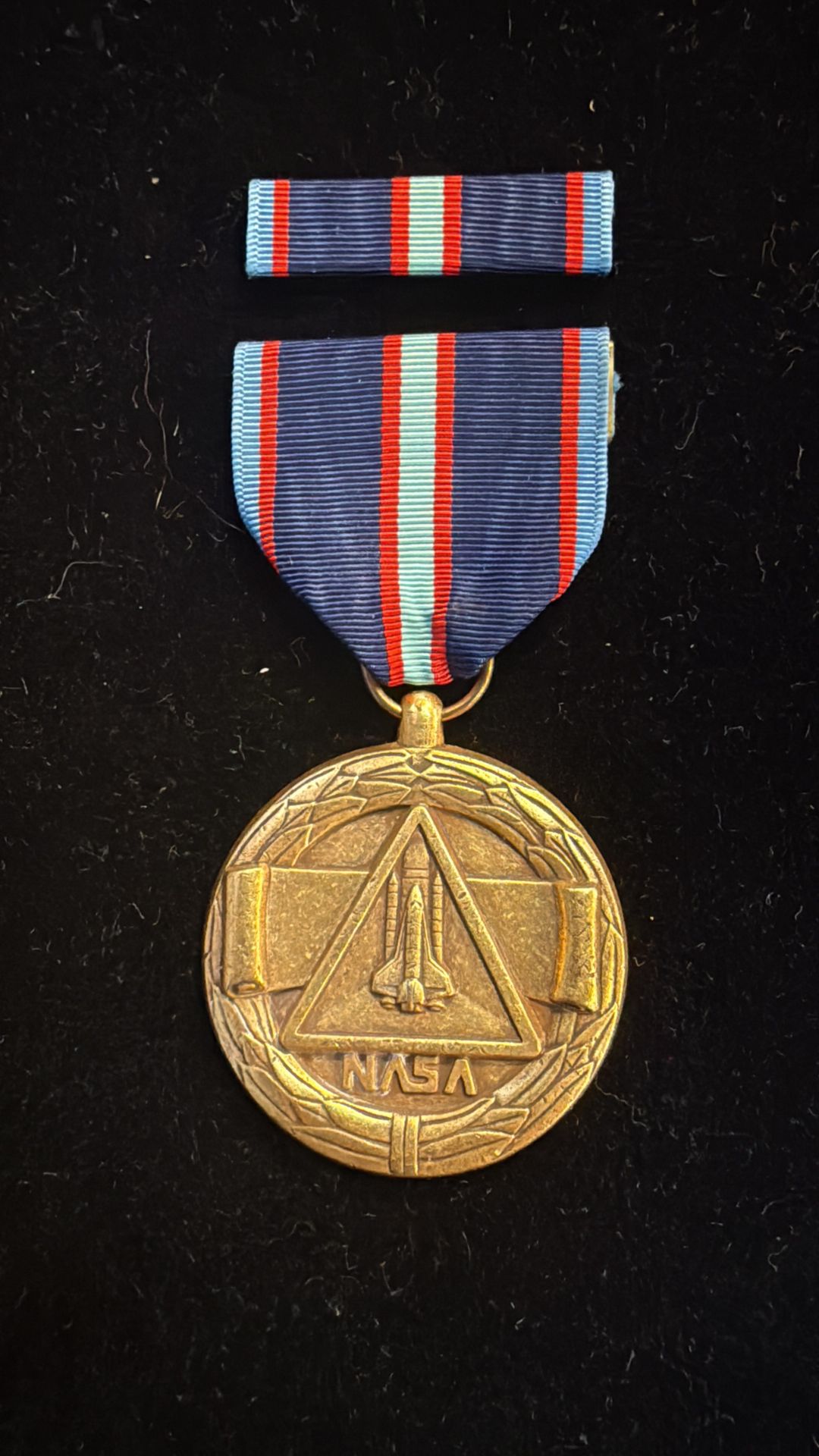 Original NASA Space Flight Medal With Ribbon