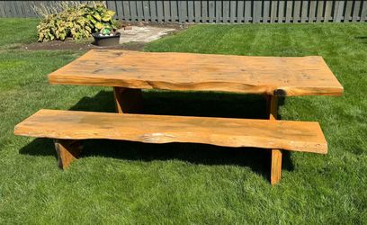 Live Edge Outdoor Table