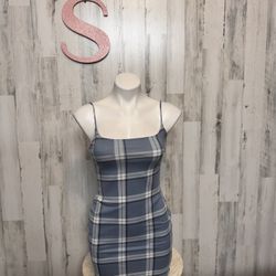 Windsor plaid mini dress size small