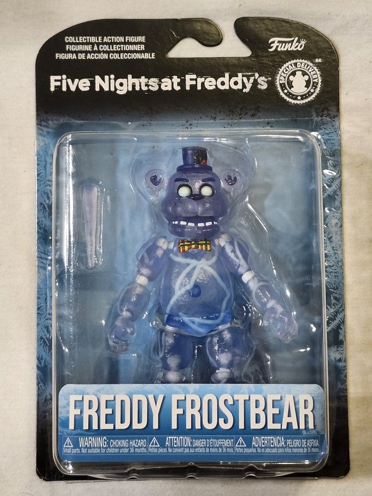 FUNKO SPECIAL DELIVERY. FIVE NIGHTS AT FREDDY'S. FREDDY FROSTBEAR 5 1/2 " ACTION FIGURE.