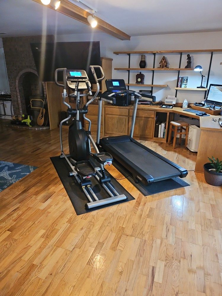 Elliptical and Treadmill