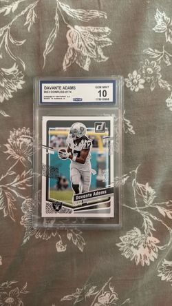 Las Vegas Raiders - Davante Adams 2023 Donruss #174 CGC Gem Mint 10