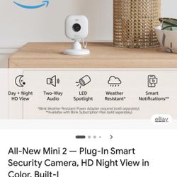 Brand New BLINK MINI2 WIRED 