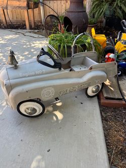 Fire and Rescue Engine No. 7 Pedal Car