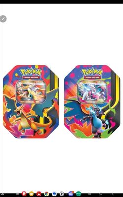 Pokémon TCG: Mega Charizard Tins ( Set of 2)
