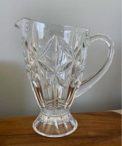 Lenox Pitcher Shooting Star Full Lead Crystal 40oz