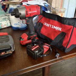 Battery Charger and Drill