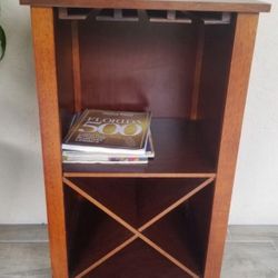 Compact Wine Bar Spirits Bar With Wine Glass Holder