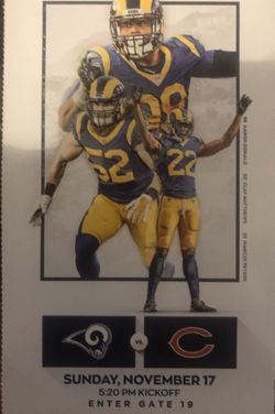 Rams tickets for today game for sale,