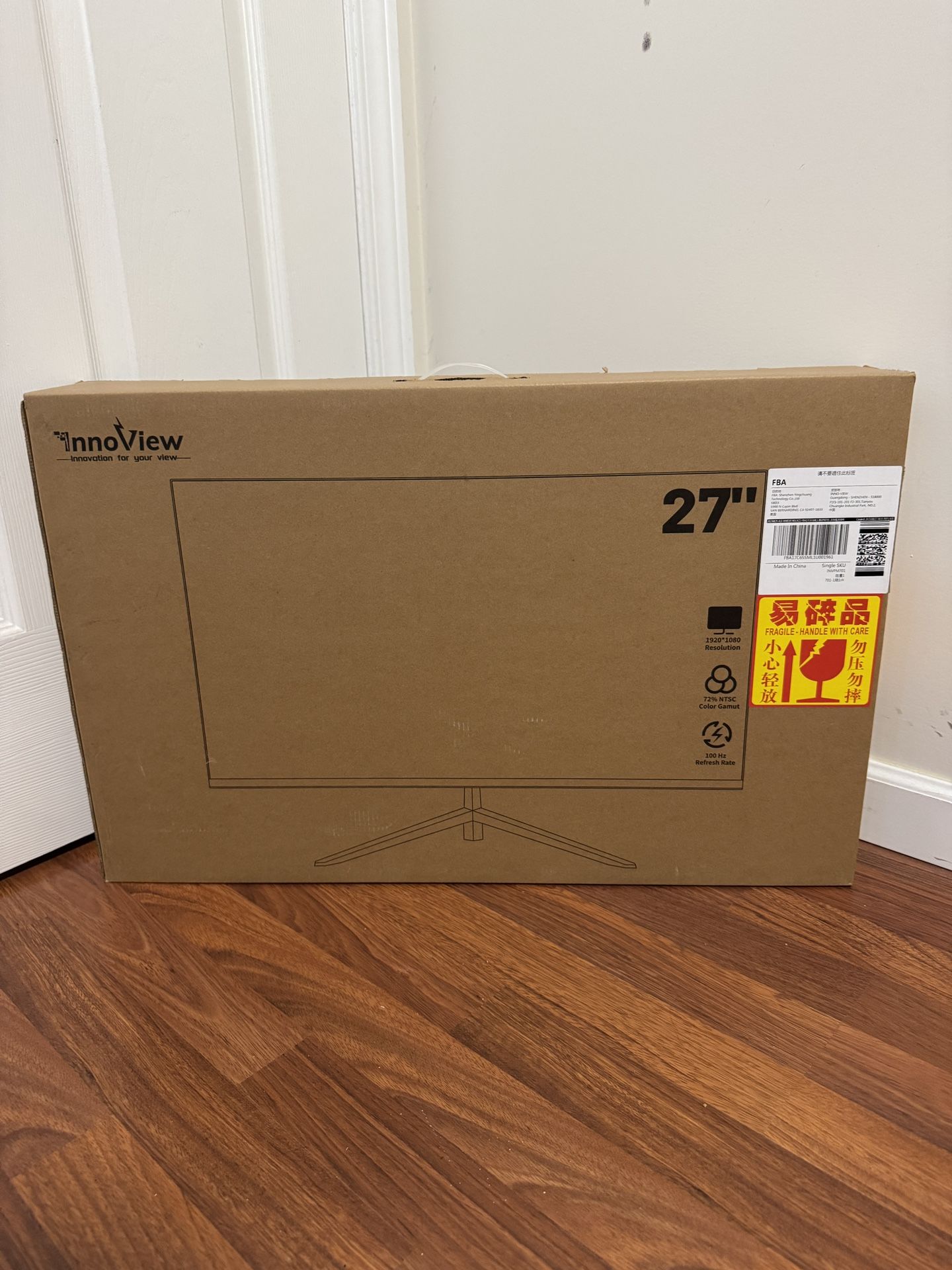 InnoView 27-inch FHD 100HZ Monitor Brand New