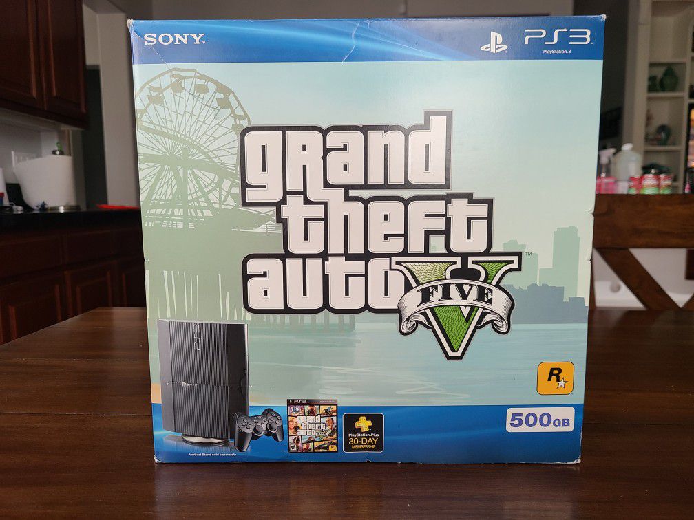 PS3 500 GB Grand Theft Auto V Bundle [video game]