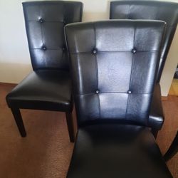 ***(3)Leather Dining Chair Set!!!***