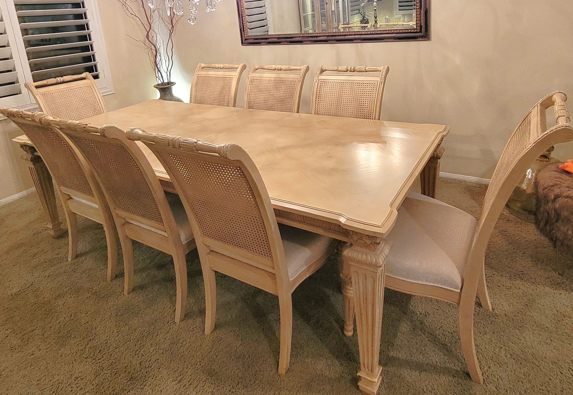 China Hutch And Dining Room Set