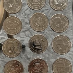 1994-95 SF 'Then & Now' 49ers Limited Edition Coins Eric Wright