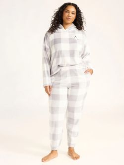 Joyspun Women’s Plush Hoodie Joggers Pajama Set NWOT