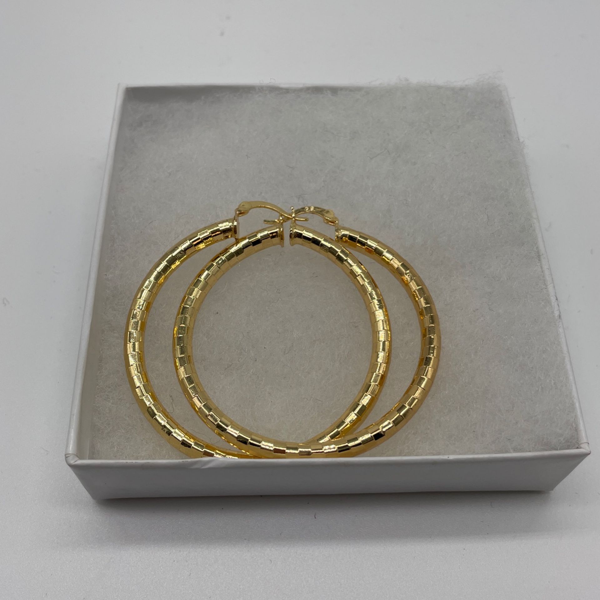 Gold Plated Hoop Earrings