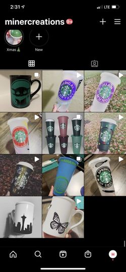 Starbucks cup personalized & more