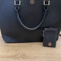 Tory Burch Tote Bag With Card Holder