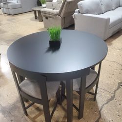 Mid-century Modern Style Round Dining Set) New)