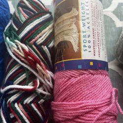 Arcrylic Yarn (varying colors)