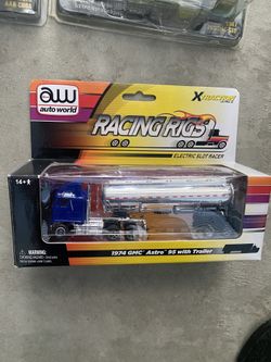 Auto World Slot Car Semi Truck Racing Rigs 1974 GMC